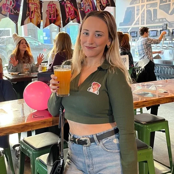 zara collared rib knit top - Picture 2 of 2